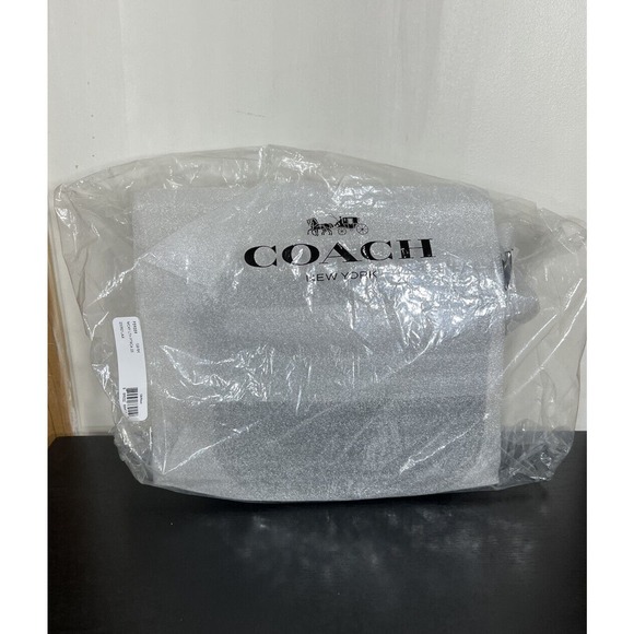 NWT Coach X Disney Mickey Mouse Saddle Bag 23 Calf Leather Purse Black 59359 - Picture 2 of 9